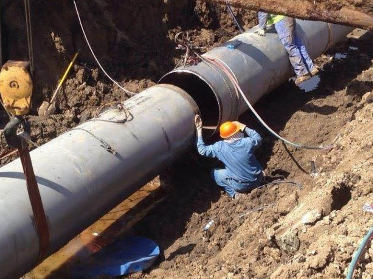 Pipeline section replacement and rehabilitation work – pipeflow